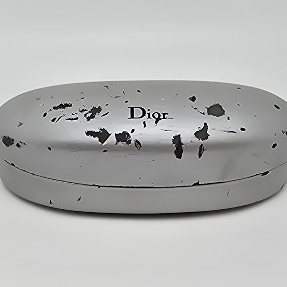 Christian Dior Diorwindshield1 Gold Frame Silver Mirror Aviator Y2K Sunglasses - Picture 15 of 15